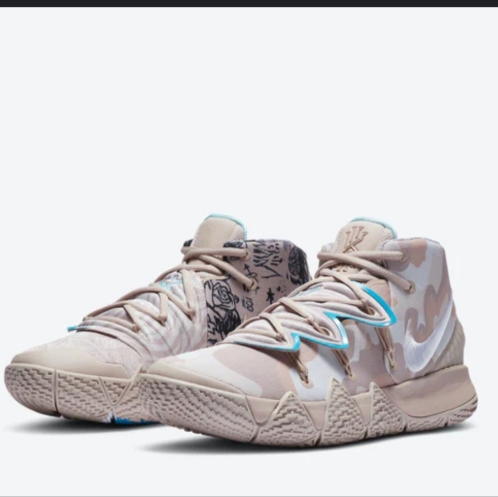 Nike Mens Kybrid S2 Fossil Stone Glacier Ice Basketball Shoes Size